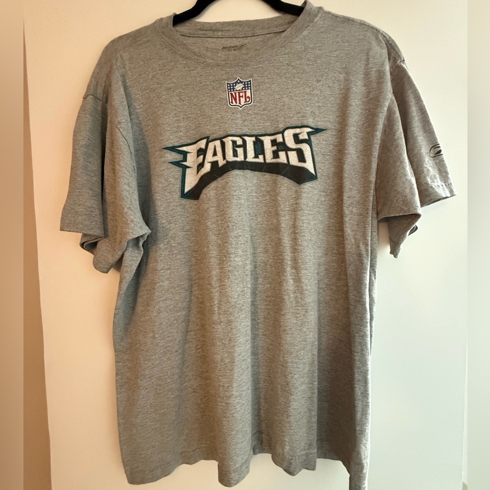 Vintage Reebok Gray Eagles Short Sleeve Tee